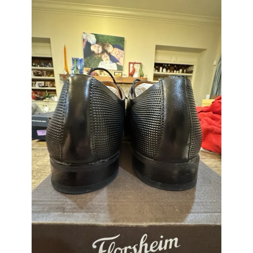Florsheim Men's Calipa Cap Toe Oxford Black Size 8.5 D‎